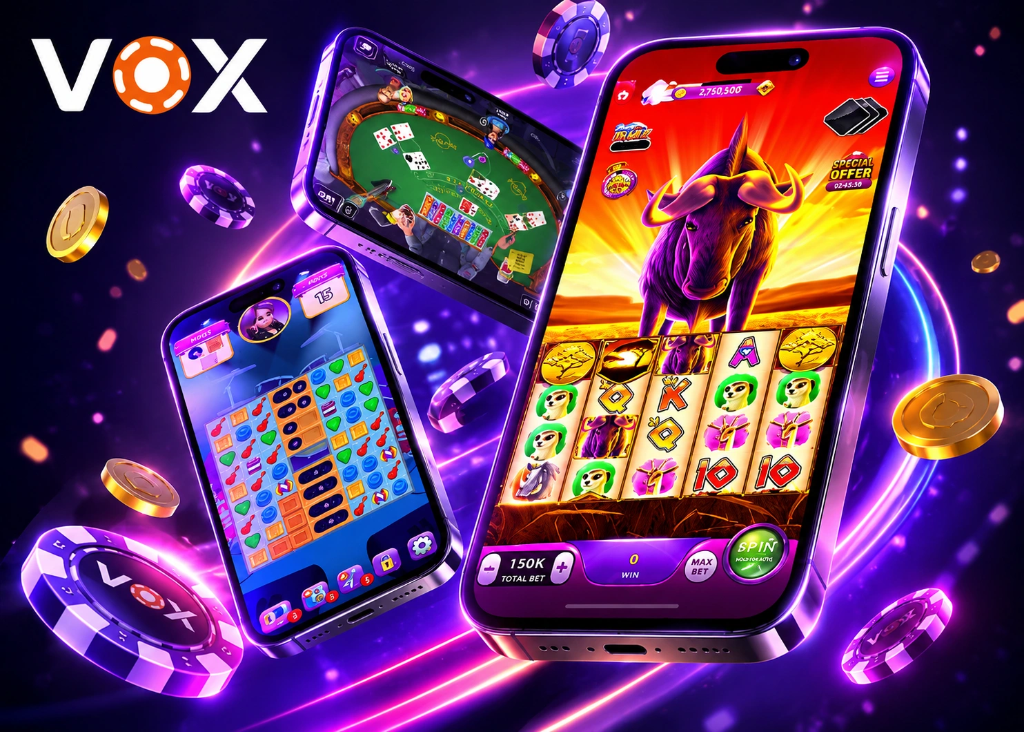 VOX Casino Polska 2026 – Bonusy, Rejestracja i Logowanie Slide 1